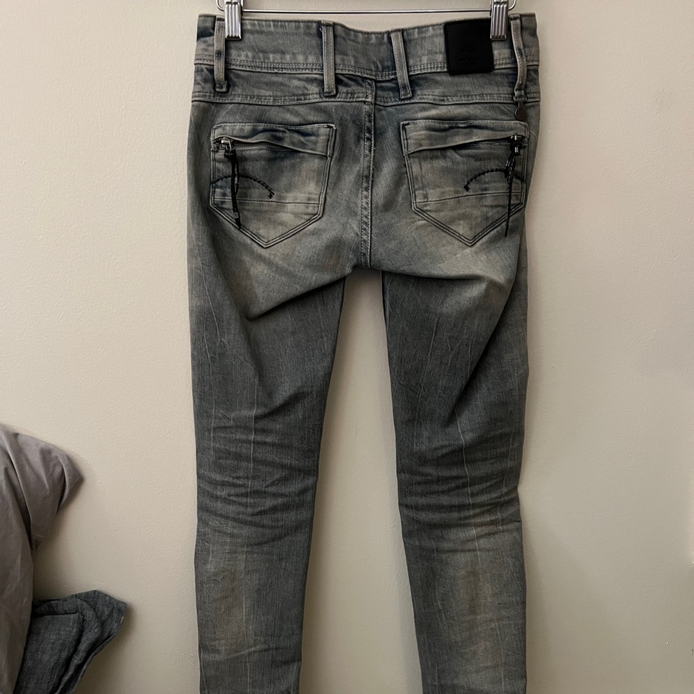 G-Star Raw Distressed Midge Cody Skinny Jeans sz 24